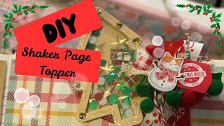 Easy DIY Shaker Page Topper | Dollar Tree Cupcake Liners 