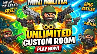 Mini Militia Biggest Tournament 🏆 LIVE Customs UNLIMITED 🔥 HINDI x SAITHAM