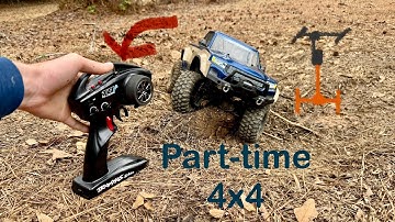 2WD & 4WD Transfer-Case Install for Traxxas TRX4