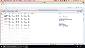 univariate sensitivity analysis in TreeAge