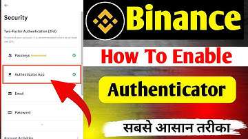 How To Enable Binance Authenticator setup | Binance Authenticator App Verification
