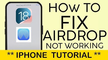 What to Do If Airdrop is Not Working | Step by Step Guide to Fix Airdrop Issue 2025