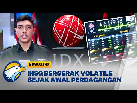 Bursa Berfluktuasi Sejak Pagi IHSG Masih Cari Arah Pergerakan - [Newsline Bisnis]
