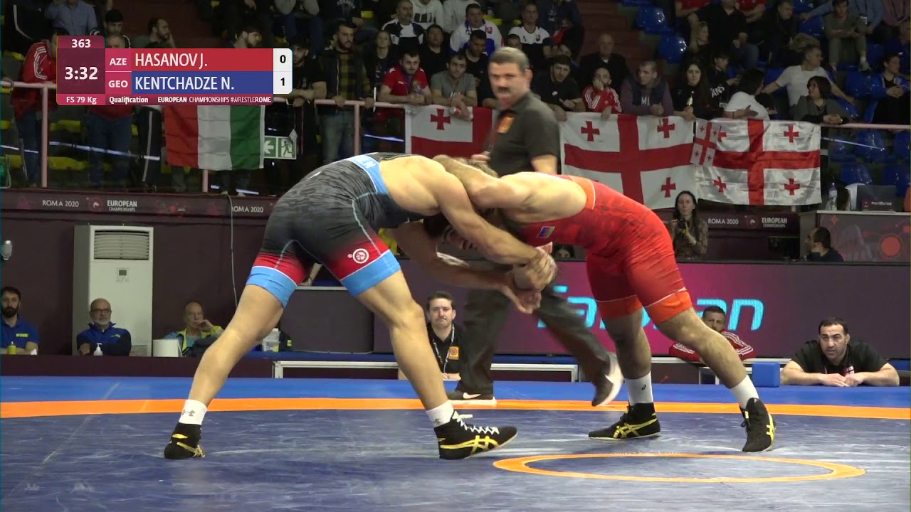 Qual. FS - 79 kg: J. HASANOV (AZE) v. N. KENTCHADZE (GEO)