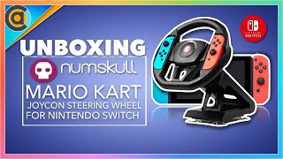 UNBOXING: Numskull Mario Kart Joycon Wheel with GAMEPLAY.