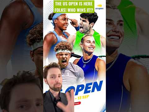 TENNIS! THE US OPEN IS HERE FOLKS! WHO WINS IT IN NYC!? # #usopen #tennis #djokovic #nyc #sports