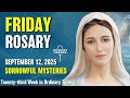 Friday Rosary 💙 Sorrowful Mysteries of the Rosary 💙 September 12, 2025 VIRTUAL ROSARY