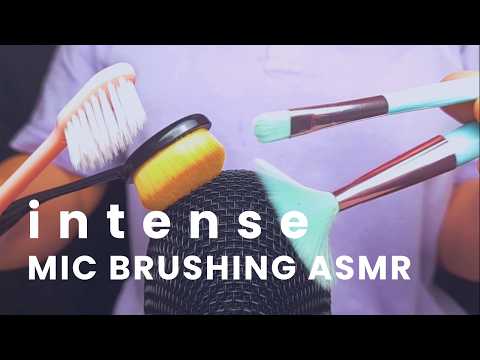 INTENSE MIC BRUSHING ASMR TINGLES - NO TALKING