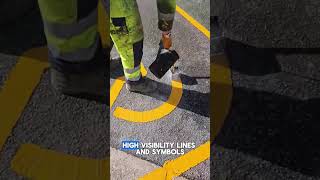 Hot Road Marking Process