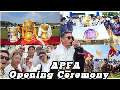 Opening Ceremony🔥3rd APFA GOLD CUP 2026 Bylakuppe || Tibetan YouTuber || Tibetan Vlogger 