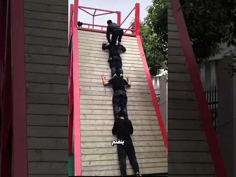تسلق الجدار بدون سلم 