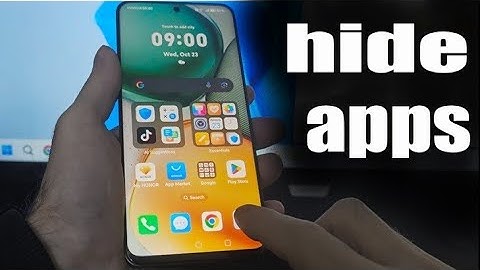 How to hide apps on honor X7C