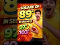 89² Trick 🤯 | Square Near 100 in Seconds | Vedic Maths #shorts
