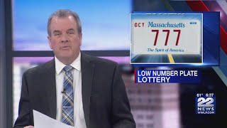 RMV low number plate lottery deadline Thursday