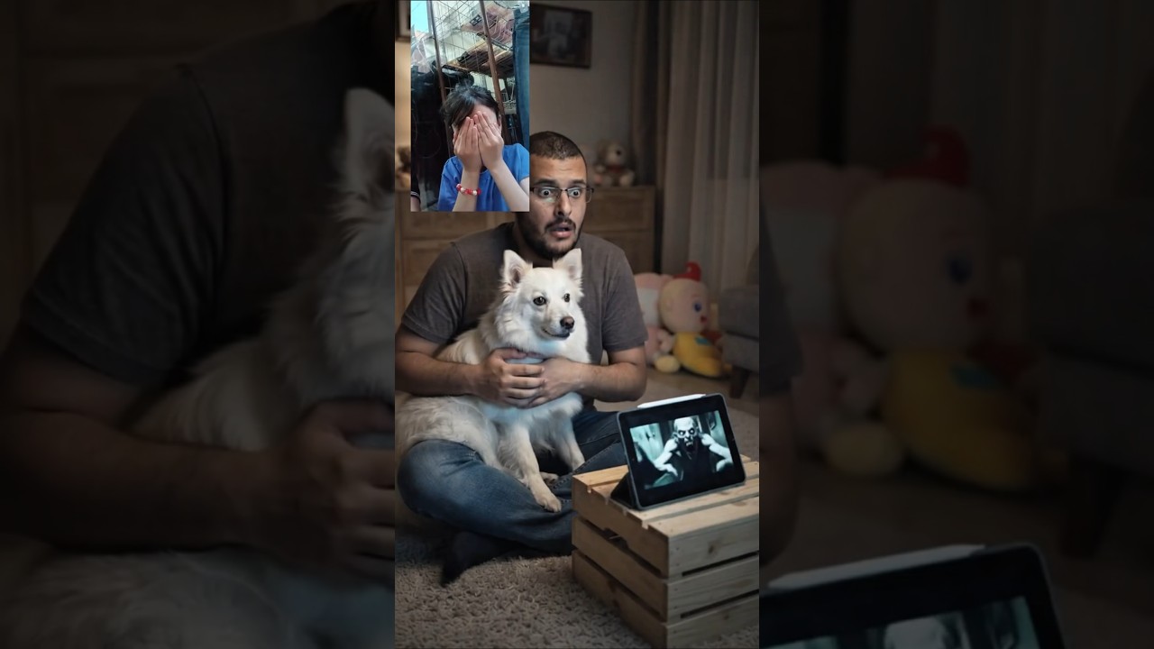 When You Watch HORROR Movies with a PET (Ft. My Daughter's Reaction!)