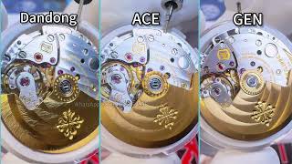 Unbelievable! Comparison of genuine PP324, ACE, and Dandong movements   the results will shock you!