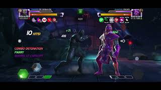 Black Panter Civil War 7r5a2 vs High Evolutionary node 43 mcoc aw