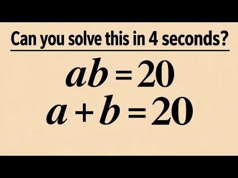 Only 1% Can Solve This Math Problem!