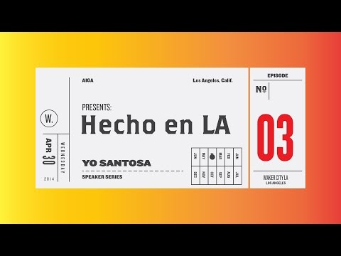 Branding Identity Design w/ Yo Santosa 😊😂 AIGA LA Hecho en LA speaker series