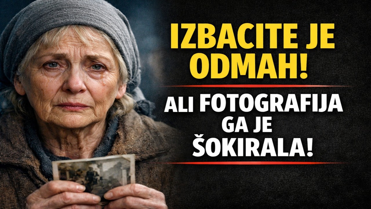 Direktor je naredio: 'Izbacite staricu!', ali se sledio kad je vidio fotografiju u njenim rukama.