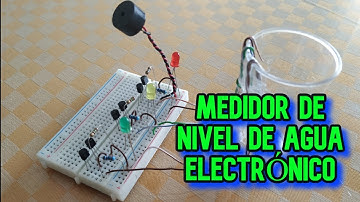 Medidor de nivel de agua electrónico. Paso a Paso. Fácil de hacer.