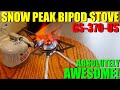 Snow Peak BiPod Stove PERFECTION! - AWESOME Stove for Home or Trail