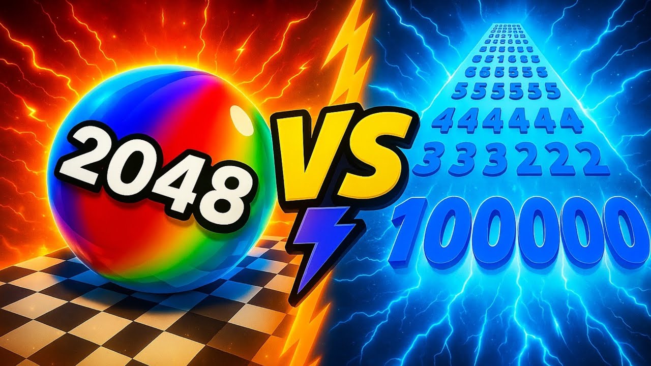 Ball Run 2048 vs Number Run – Most Satisfying Merge Battle! - New Update 2025