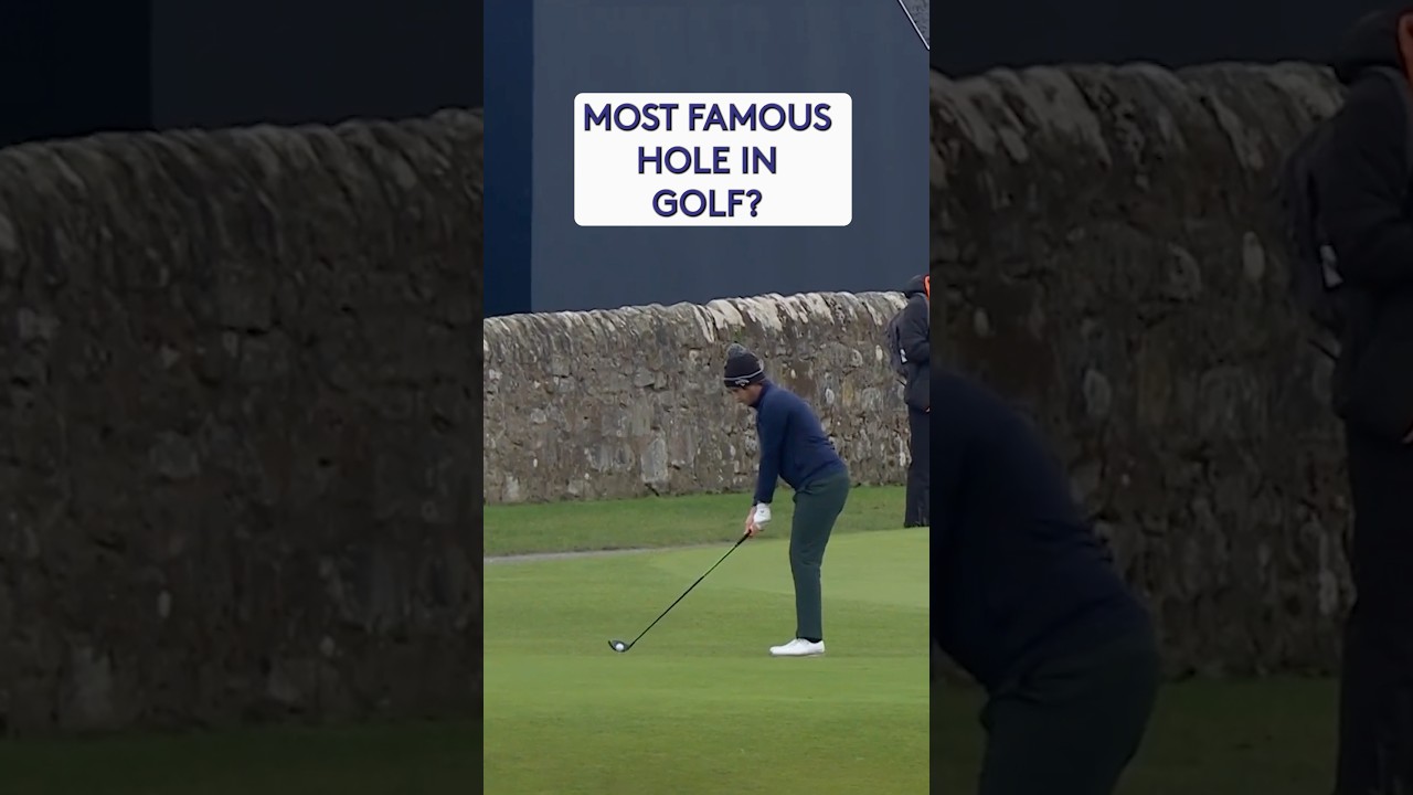 Driving the 18th green at the Old Course 🙌