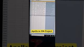 Apollo.io data Export, Apollo Data scraping Tools #shorts #Apollo #emailmarketing