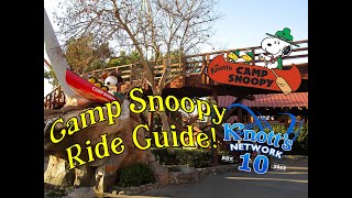 Knott's Berry Farm Camp Snoopy Ride Guide! Height Requirements and more! 2022