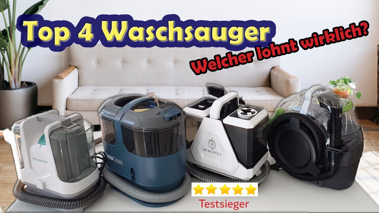 TOP 4 Waschsauger Modelle im Vergleich