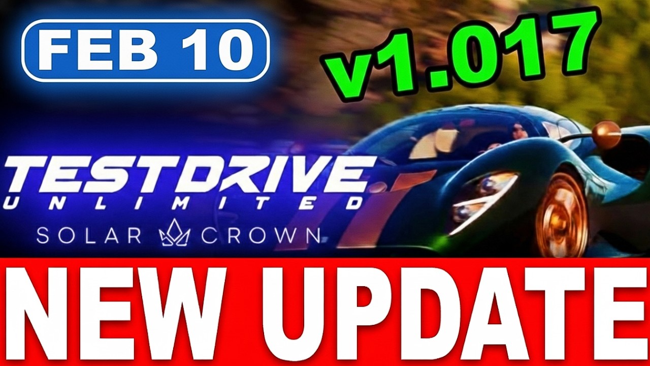 Test Drive Unlimited Solar Crown Update 1.017 Patch –  Fixes, Smoother Gameplay & improvements