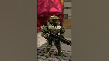 When Master Chief Joins The Lobby… | Halo Mega Construx Stop Motion