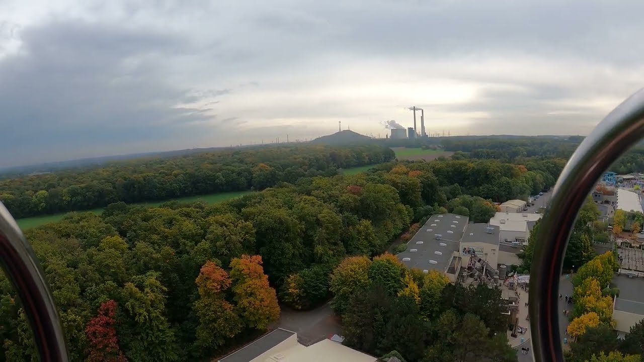 Onride: 'The high fall' 🎡 4K/POV 2023 - Movie park Germany