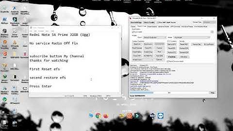 No service Radio Off Fix Redmi Note 5A Prime 32GB Ugg