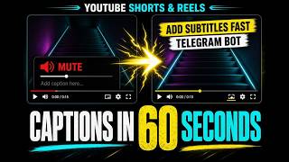 I Built a Bot That Auto-Captions Any Short Video (Live Demo) screenshot 1