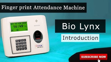 Bio LYNX - Introduction Video | Star Link Fingerprint Attendance system