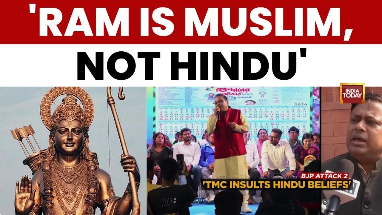 ‘Lord Ram is Muslim’ Remark Sparks Row in Bengal | BJP Slams TMC MLA Madan Mitra, Mamata Silent?