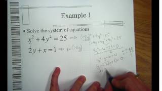 Solving Systems of Equations with Conics