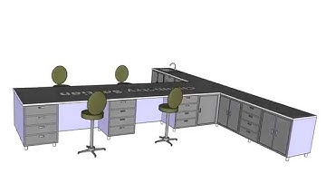 Chemistry section -- Laboratory Bench