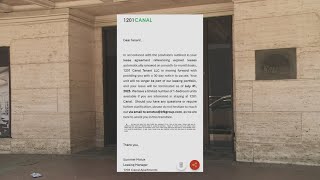 Residents told to move out of Canal Street Apartment complex in New Orleans