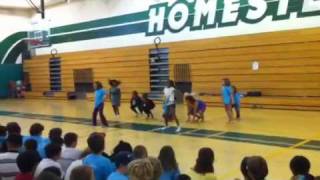 Camper's dance in golden eagle sports camp Golden Eagle Summer Camp