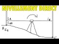 calcul de nivellement direct ordinaire principe