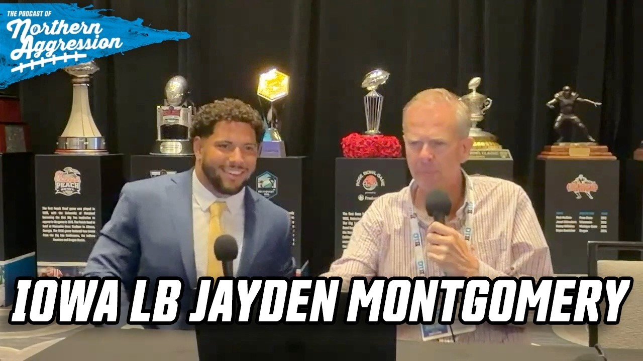 Iowa linebacker Jayden Montgomery talks the Hawkeyes and Big Ten with Northern Aggression
