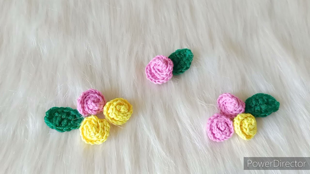 #crochet  easy #flowers 🌷🌷@emy-crochet_