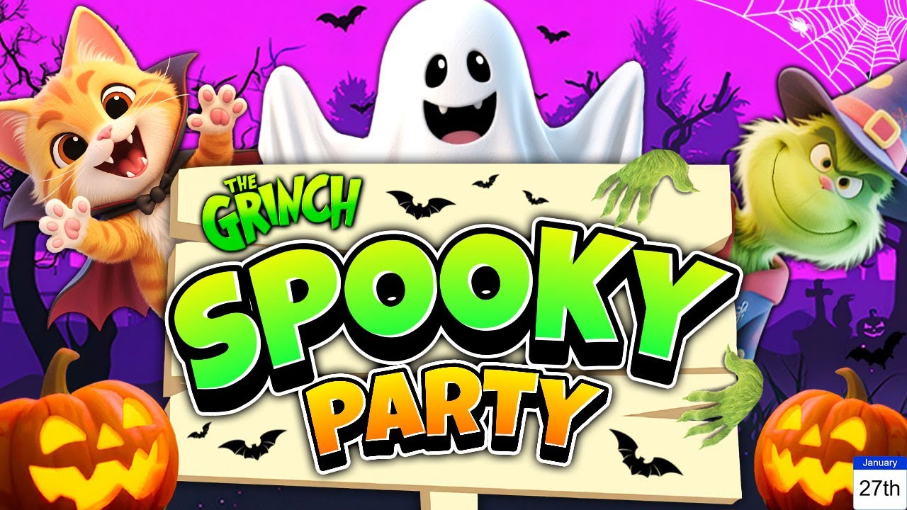 Going on a Grinch Hunt | Dance song for Kids | Brain Breaks Adventure | Indoor PE Lesson | Dino Hunt