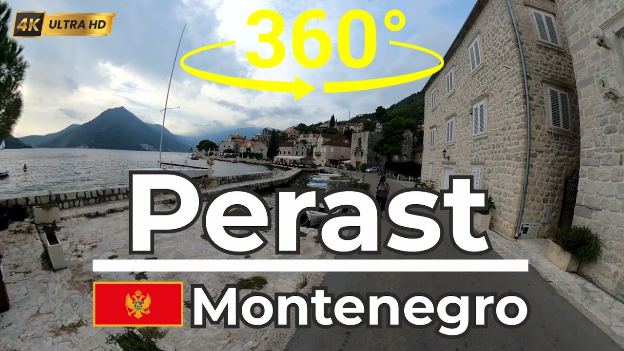 🇲🇪 Perast Montenegro 360 Virtual Walking Tour Adriatic Hidden Gem part7