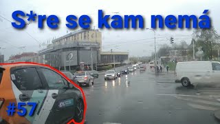 Vychcánek v Anytime carsharing, jízdy po tramvajovém pásu, atd. Dashcam kompilace #57