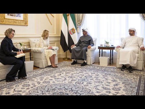 رئيس الدولة يستقبل رئيسة مؤسسة أولينا زيلينسكا الأوكرانية الخيرية