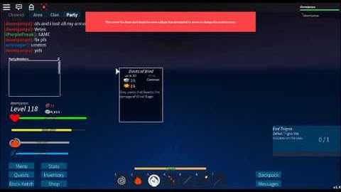 ROBLOX Arcane Adventures - Hacked server
